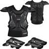 Justdolife Protezione moto bambini, ginocchiere gomitiere, casco, protezioni