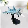 1:100 SU35 Modello di aereo espositore per scaffale da ufficio