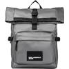 Karl Lagerfeld Jeans Uomo Roll Top Backpack Gunmetal One size