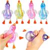 Generico 4PCS Glitter Duck squishy1 Set, Squeezy Duck Stress Ball, Stress Relief Sugar Ball, Slow Rise Relaxing Sensory Fidget For anxiety1 Relief(Random Color)