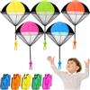 Jiosdo 10 giocattoli per paracadutismo per bambini, giocattolo per bambini, giocattolo aereo, paracadute, giocattolo per bambini, gioco di lancio per bambini, regalo di compleanno per bambini