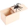 Generico 1/2Pcs Scatola Scherzo Ragno - Scatola di Legno Scherzo Scatole di Scherzi A sorpresas | Spider Box di Legno | Scatola per Scherzi Regali A sorpresas | per Halloween Pesce D'aprile Boys Girls