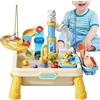 Generico Tavolo Con Sabbia E Acqua - Bacino Con Pompa Elettrica, Set Da Gioco Sensoriale Di Dimensioni 46x28x30 Cm, Centri Gioco Educativi Nel Cortile, Robusta Stazione Per Spruzzi In ABS | Giocattolo