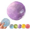 Yaepoip Handmade Coconut Oil Squishy Ball, Super High Moldable Crystal Coconut Oil Stress Ball, Soft and Non-sticky, Lightweight and Portable (Purple)