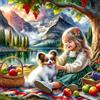 Bullglesup Puzzle per adulti 1024 pezzi, puzzle bambina con lettera poster sul retro, pezzi unici si adattano bene senza polvere (58 x 58 cm)