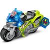 Generico Moto Giocattolo Luci Suoni Reali Musica Mega Moto Luci Led e Suoni 27 cm Movimento Ruote Libere Pile Incluse Motor Sport Motoclub Multifunzione con Vano Porta Accessori e Segnale Stop,colori assortiti