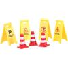 PERSELOSO 1set Cartelli Stradali e Coni da Traffico per Ragazzo Ragazza Giocattoli Educativi per Imparare Le Regole della Strada Accessori per Gioco di Pretend Play per Scuole e Feste Tema