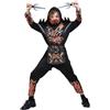 SEA HARE Costume da Guerriero Samurai Ninja per Bambini (M: 7-9 anni)