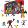 Pokémon Set di 10 statuette ufficiali (5-11 cm): Charizard, Pikachu, Lucario, Greninja, Mewtwo, Jigglypuff, Ivysaur, Incineroar, Squirtle e Pichu - Novità 2025.
