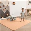 LÜ BABYMATS LuBabymats - Tappeto puzzle per bambini in gomma EVA, pavimento extra imbottito per neonati. Dimensioni: 161 x 161 cm. Colore pesca