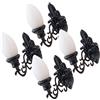 EXCEART 4 Pezzi lampada da parete casa delle bambole miniature di case delle bambole mini simulazione Scenografia per modellini Materiali per modellismo mini luci lampada in miniatura AbS