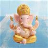 1pc Da Collezione Resina Ganesha Figurine Indù Statua di Buddha Casa Portico