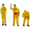 3 pezzi 1/64 Piccola stazione di servizio Figura di persone per oggetti di