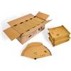 TRIFOO 100 buste imbottite per spedizioni a bolle d'aria, dimensioni E/5 E5, marrone (240 mm x 275 mm)