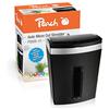 Peach Distruggidocumenti a microtaglio P5-90 fogli, 20 litri/250 DIN A4, dimensioni particelle 3 x 10 mm (P-5), alimentazione automatica, funzionamento continuo 10 min/oltre 400 fogli, PS600-10A
