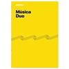 Additio Duo Music - Taccuino a 8 pentagrammi, 9 mm, con griglia, colore: Giallo