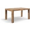 KONTE.DESIGN Tavolo MARZAMEMI in legno, finitura rovere rustico, allungabile 160x90 cm - 240x90 cm
