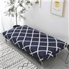 WWQQKJ Copridivani Clic Clac Letto Senza Braccioli 120-210 Elasticizzato Copertura Divano Grigio/Nero 2 Posti Copridivano Senza Braccioli Teli Estivi Universali per Animali(D,120-150cm/47.2-59in)