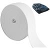 Sivono Elastico bianco 40 mm di larghezza, 10 metri di elastico, elastico per cucito, elastico in gomma, per la casa, fai da te