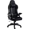 KRAKEN CHAIRS Sedia Gaming Tessuto Velluto - Grigio Poltrona Gaming Ergonomica Con Cuscino Lombare, Poggiatesta, Braccioli 2D E Dondolo, Sedia Ufficio Con Schienale 120°, Portata 130 kg