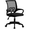 Baroni Home Sedia da Ufficio Ergonomica con Supporto Lombare, Braccioli Reclinabili Imbottiti, Schienale Traspirante, Altezza Regolabile 56x59x100cm (Standard)