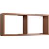 MODULARREDO | MORGANA Mensola da Muro, Libreria Sospesa, Libreria da Parete, Scaffale da Parete, Ciliegio, 70x30 p15.5 cm - Made in Italy