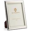 SEC OF FLORENCE 7312/13x18 Cornice Portafoto in Argento Massiccio 925 con Retro in Legno Mogano