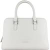 bugatti Elsa bolso de mano de cuero para mujer, elegante y moderno - Bianco