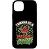 Cute Fruit Cartoon Joke for Food Lovers Custodia per iPhone 14 Plus Divertente cibo gioco di parole anguria melonaire amante dei soldi