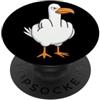 Rude Birds Middle Finger Flip Off Gabbiano, Umorismo adulto, Gesto divertente Flip Off PopSockets PopGrip Adesivo