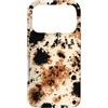 generic Custodia per iPhone 17 Pro Motivo animale tartarugato con stampa mucca marrone
