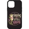 Frog Aging Humor Custodia per iPhone 12 mini Sagging Ma Ancora Bavaglio Divertente Rana Umorismo Retrò