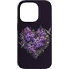 Hummingbird Apparel For Kids and Adults Custodia per iPhone 14 Pro Giardino botanico floreale di ortensia lilla colibrì