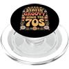Groovy Retro Birthday Family Matching Retro Stayin Groovy Donne Floreale Hippie Vintage Anni 70 Discoteca PopSockets PopGrip per MagSafe