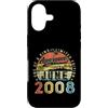 June 2008 birthday shirts for men women Custodia per iPhone 17 (SUL RETRO) 18 Edizione Limitata 2008 Giugno 18th Birthday