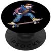 Freestyle Animals Skateboard Australian Shepherd PopSockets PopGrip Adesivo