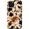 generic Custodia per iPhone 11 Pro Motivo animale tartarugato con stampa mucca marrone