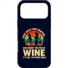 Painting Wine Lover Some Girls Funny Ret Custodia per iPhone 17 Pro Max Pittura E Vino Alcune Ragazze Divertente Artista Retro Tramonto