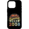 June 2008 birthday shirts for men women Custodia per iPhone 16 Pro (SUL RETRO) 18 Edizione Limitata 2008 Giugno 18th Birthday