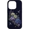 Hummingbird Apparel For Kids and Adults Custodia per iPhone 14 Pro Giardino botanico floreale lilla ortensia colibrì