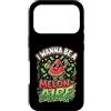 Cute Fruit Cartoon Joke for Food Lovers Custodia per iPhone 17 Pro Divertente cibo gioco di parole anguria melonaire amante dei soldi