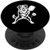 Funny Aussie Pickleball Player Dog Desig Australian Shepherd Pickleball Sport Vintage Dog Lover PopSockets PopGrip Adesivo