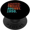 August 1950 Birthday Gift For Year 1950 Edizione Limitata Agosto 1950 Compleanno PopSockets PopGrip Adesivo