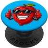 Cartoon Fruit Apple Summer Cool Cool Cartoon Apple Summer Occhiali Da Sole Design PopSockets PopGrip Adesivo