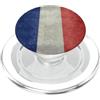 Flags and Symbols Bandiera francese di Francia in vintage grungy look PopSockets PopGrip per MagSafe