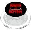 Funny Diagnosis Co & Sarcastic Gifts Diagnosi divertente diagnosticata con batteria sociale bassa PopSockets PopGrip per MagSafe