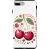 Fruit Cherries Lover Gifts Custodia per iPhone 7 Plus/8 Plus Cherry Sweet Little Stone Fruit Cherry Lover
