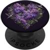 Hummingbird Apparel For Kids and Adults Giardino botanico floreale di ortensia lilla colibrì PopSockets PopGrip Adesivo