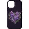 Hummingbird Apparel For Kids and Adults Custodia per iPhone 12 mini Giardino botanico floreale di ortensia lilla colibrì
