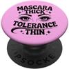 Funny Cosmetologist MUA Introvert Mascar Truccatrice impertinente Diva Attitude Lash Tech Antisocial PopSockets PopGrip Adesivo